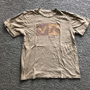 Brown RVCA artist network program shirt